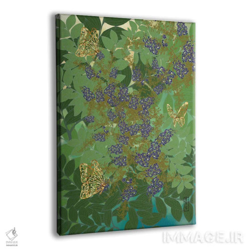 تابلو رویاهای شیرین و پروانهها اثر آنتونی ون لم - نمای پرسپکتیو محصول