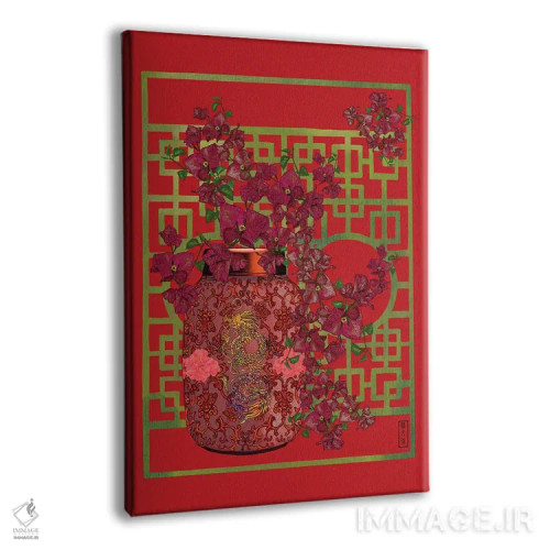 تابلو اژدهای گل کاغذی اثر آنتونی ون لم - نمای پرسپکتیو محصول