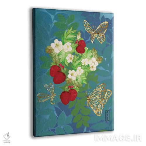 تابلو پروانهها و سنجاقک اثر آنتونی ون لم - نمای پرسپکتیو محصول