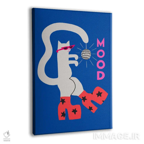 تابلو گربهٔ احساس اثر الی وایلد - نمای پرسپکتیو محصول