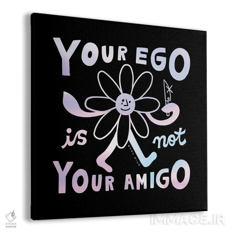 تابلو ایگوی تو دوستت نیست اثر الی وایلد - نمای پرسپکتیو محصول