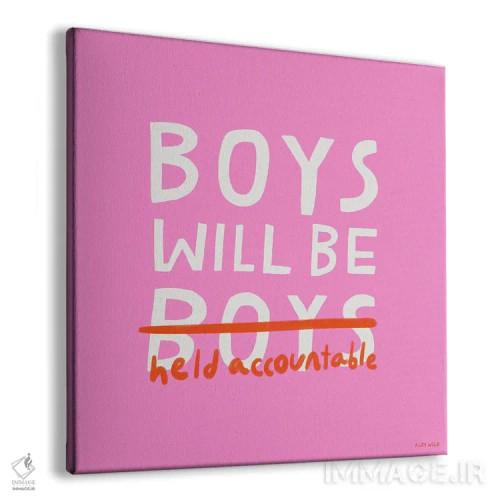 تابلو پسرها اثر الی وایلد - نمای پرسپکتیو محصول