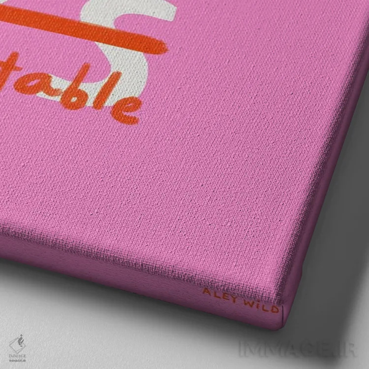 تابلو پسرها اثر الی وایلد - نمای نزدیک بافت بوم