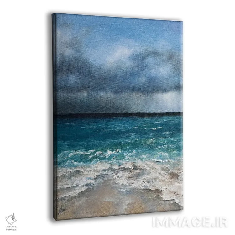 تابلو باران استوایی اثر آلسیا یرمیوا - نمای پرسپکتیو محصول