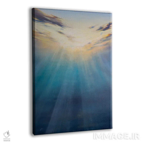 تابلو غروب زیر آب اثر آلسیا یرمیوا - نمای پرسپکتیو محصول