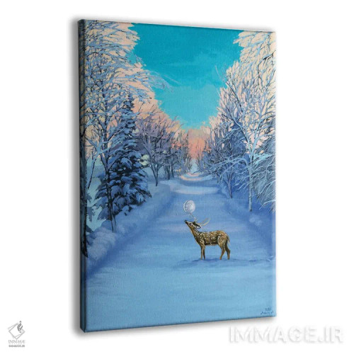 تابلو پیادهروی یخزده اثر اگنیشکا تورک - نمای پرسپکتیو محصول