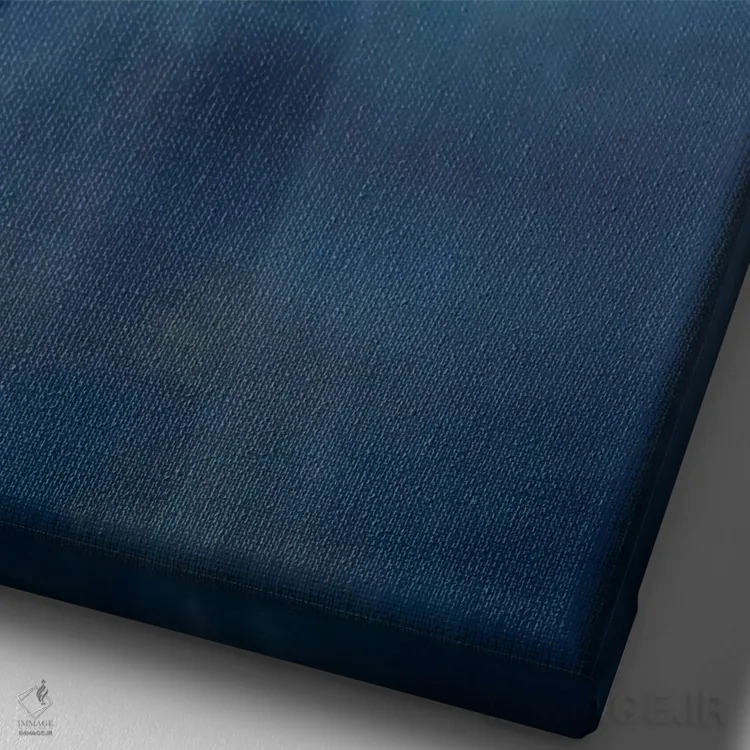 تابلو غروب زیر آب اثر آلسیا یرمیوا - نمای نزدیک بافت بوم