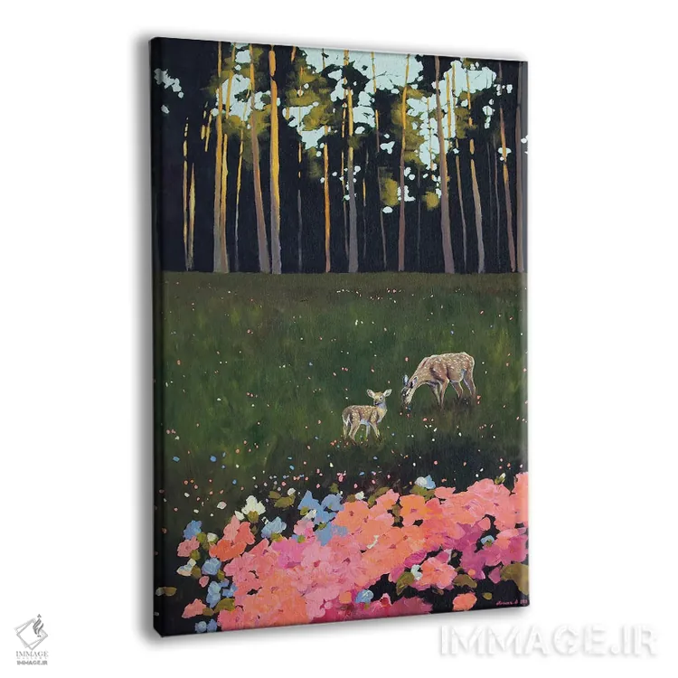 تابلو جنگل بهاری اثر اگنیشکا تورک - نمای پرسپکتیو محصول