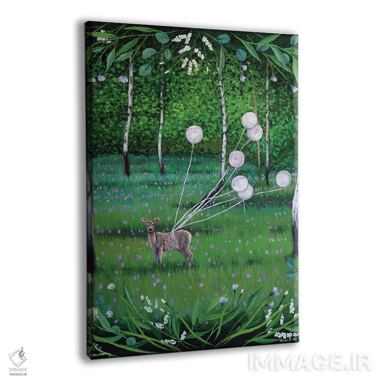 تابلو طعم جنگل اثر اگنیشکا تورک - نمای پرسپکتیو محصول