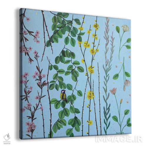 تابلو گلها اثر اگنیشکا تورک - نمای پرسپکتیو محصول