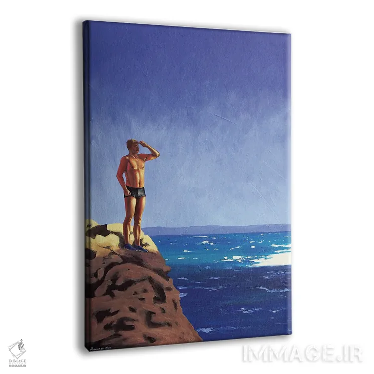 تابلو آماده برای پرش II اثر اگنیشکا تورک - نمای پرسپکتیو محصول