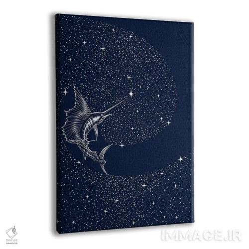 تابلو ملوان ستارهای اثر علیرضا چاکر - نمای پرسپکتیو محصول