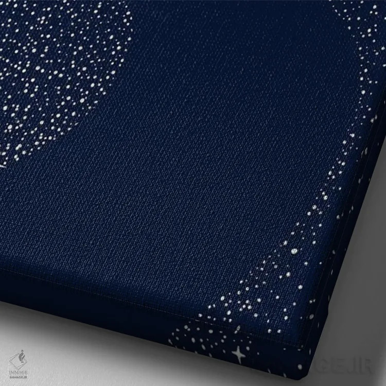 تابلو نهنگ قاتل ستارهای اثر علیرضا چاکر - نمای نزدیک بافت بوم