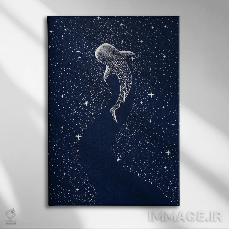 تابلو ستارهخوار اثر علیرضا چاکر - نمای روبهرو روی دیوار