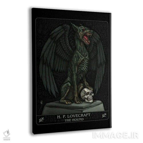 تابلو سگ شکاری اثر آژمودای - نمای پرسپکتیو محصول