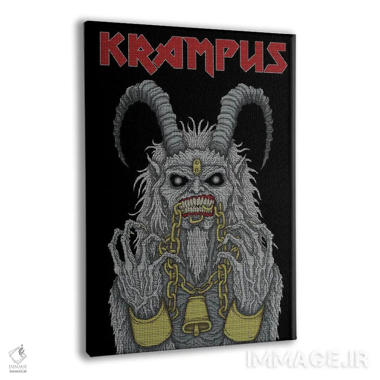 تابلو کرامپوس آهنین اثر آژمودای - نمای پرسپکتیو محصول