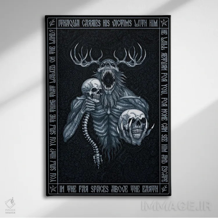 تابلو آیکون ایتاکوا اثر آژمودای - نمای روبهرو روی دیوار