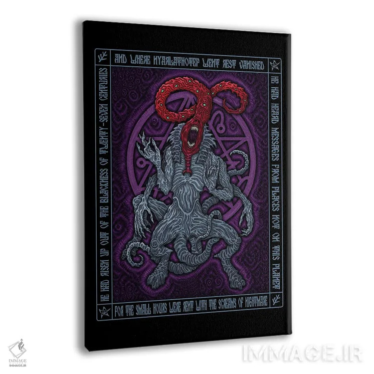 تابلو آیکون نیارلاتوتپ II اثر آژمودای - نمای پرسپکتیو محصول