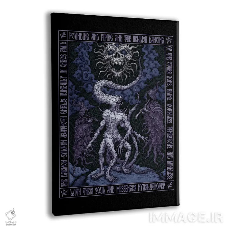 تابلو آیکون نیارلاتوتپ I اثر آژمودای - نمای پرسپکتیو محصول