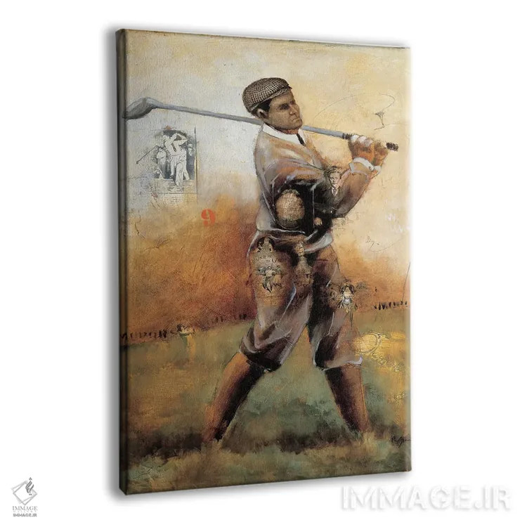 تابلو بردی (اصطلاح گلف) اثر رویا عظیم - نمای پرسپکتیو محصول