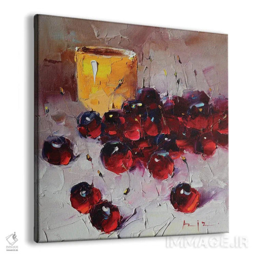 تابلو گیلاسها اثر عزیز سلیماناف - نمای پرسپکتیو محصول