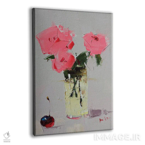 تابلو گیلاس اثر عزیز سلیماناف - نمای پرسپکتیو محصول
