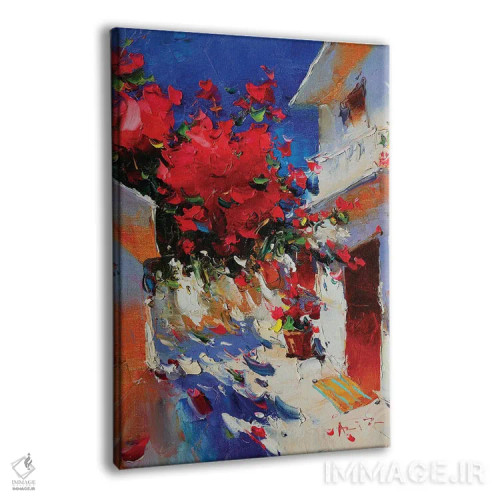 تابلو خیابان آفتابی اثر عزیز سلیماناف - نمای پرسپکتیو محصول