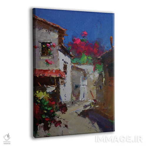 تابلو آفتاب اثر عزیز سلیماناف - نمای پرسپکتیو محصول