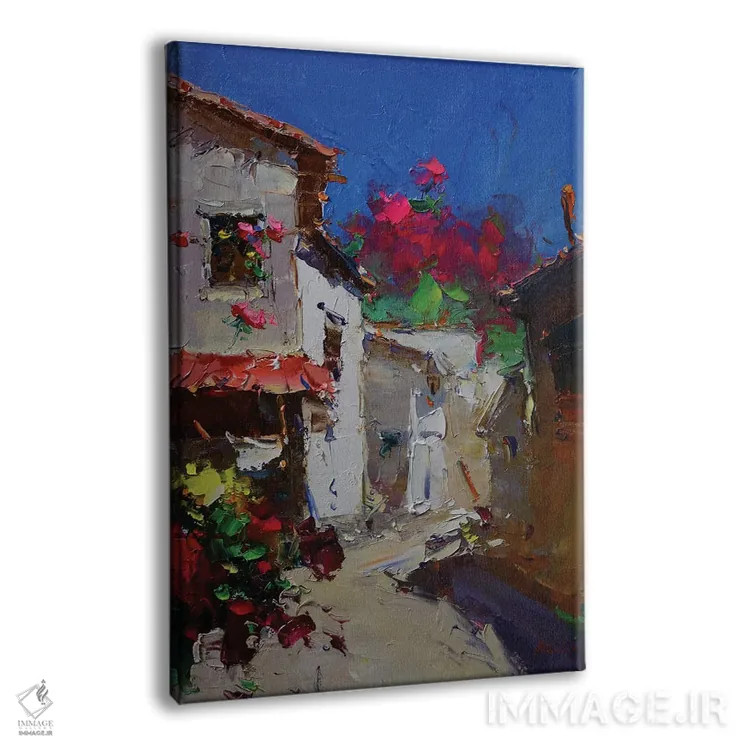 تابلو آفتاب اثر عزیز سلیماناف - نمای پرسپکتیو محصول