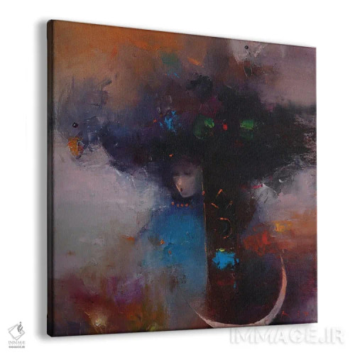 تابلو رویا اثر عزیز سلیماناف - نمای پرسپکتیو محصول