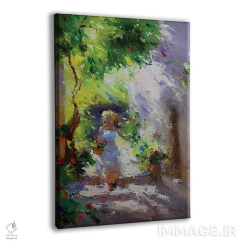 تابلو زندگی شگفتانگیز اثر عزیز سلیماناف - نمای پرسپکتیو محصول