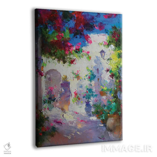تابلو باغ آفتابی اثر عزیز سلیماناف - نمای پرسپکتیو محصول