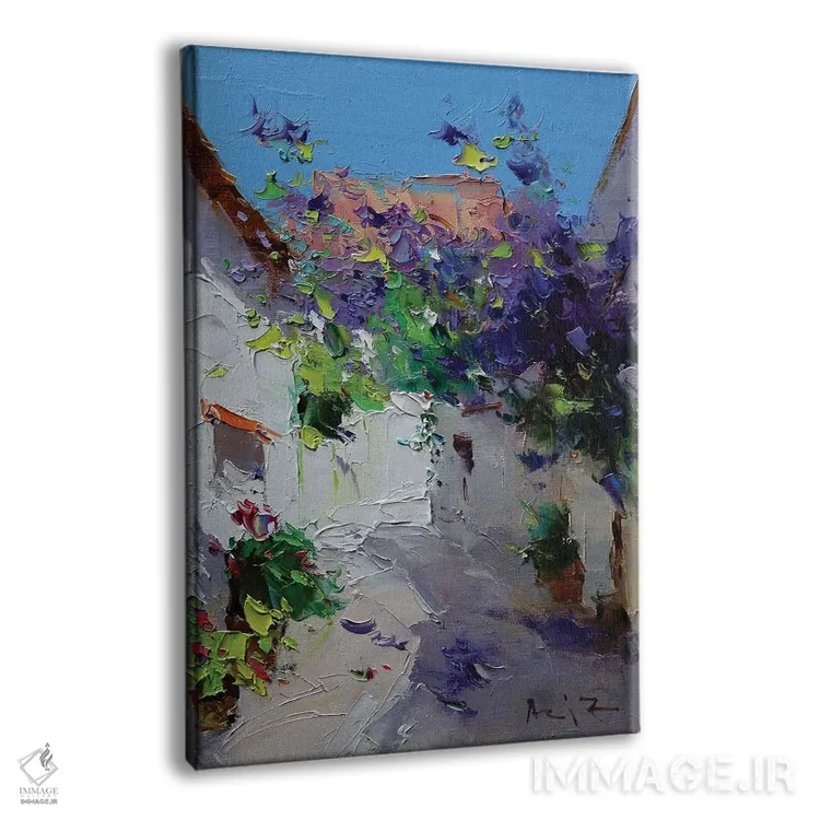 تابلو روز آفتابی اثر عزیز سلیماناف - نمای پرسپکتیو محصول