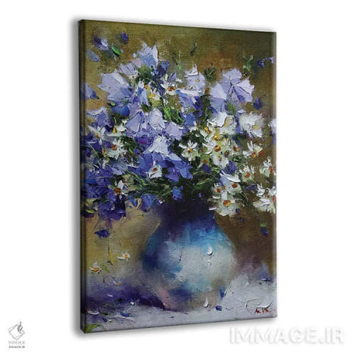 تابلو دستهگل زنگولهایها اثر عزیز سلیماناف - نمای پرسپکتیو محصول