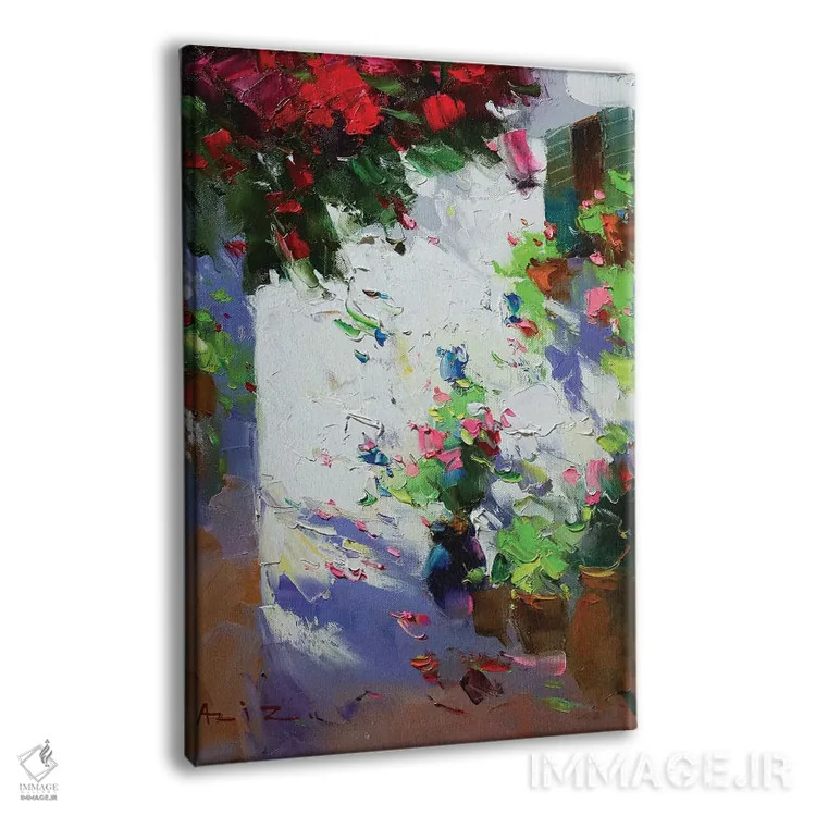 تابلو پنجره اثر عزیز سلیماناف - نمای پرسپکتیو محصول