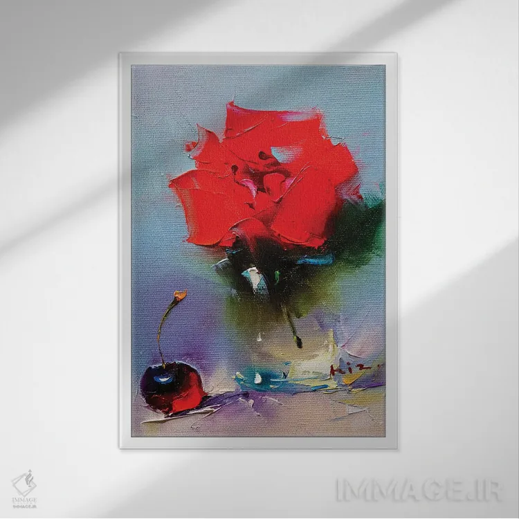 تابلو برای تو اثر عزیز سلیماناف - نمای قابدار سفید