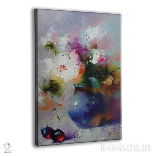 تابلو دستهگل زیبا اثر عزیز سلیماناف - نمای پرسپکتیو محصول