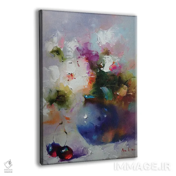 تابلو دستهگل زیبا اثر عزیز سلیماناف - نمای پرسپکتیو محصول