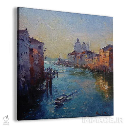 تابلو ونیز، کانال بزرگ (ایتالیا) اثر عزیز سلیماناف - نمای پرسپکتیو محصول
