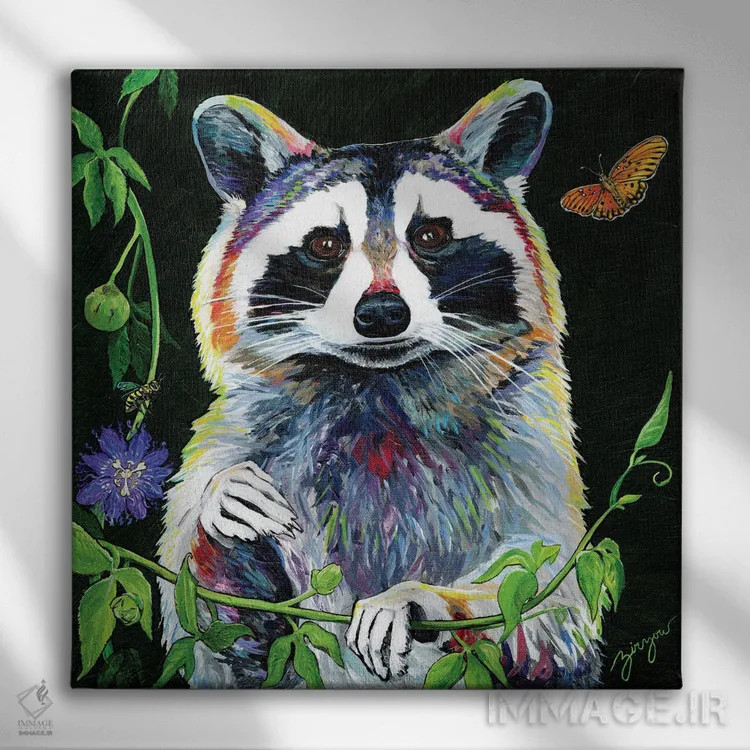 تابلو راسو و زنبور عسل اثر آماندا زیرزو - نمای روبهرو روی دیوار