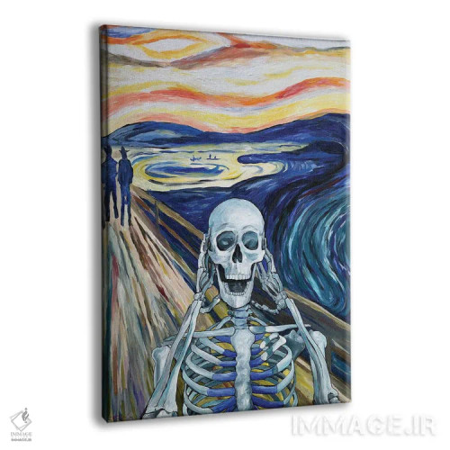 تابلو جیغ اثر آماندا زیرزو - نمای پرسپکتیو محصول