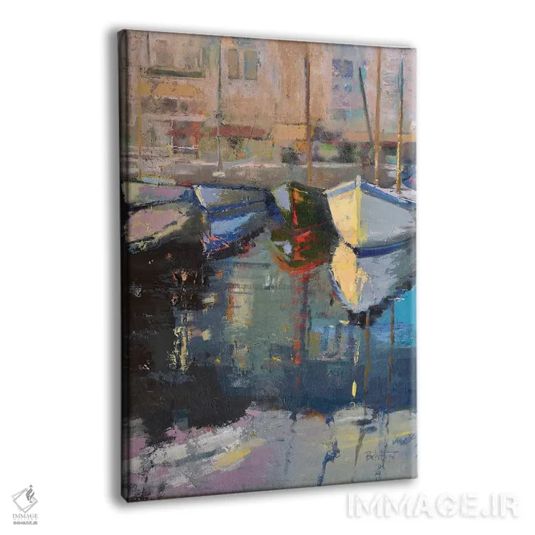 تابلو قایقهای والنسیا (اسپانیا) اثر بث اِی فورست - نمای پرسپکتیو محصول