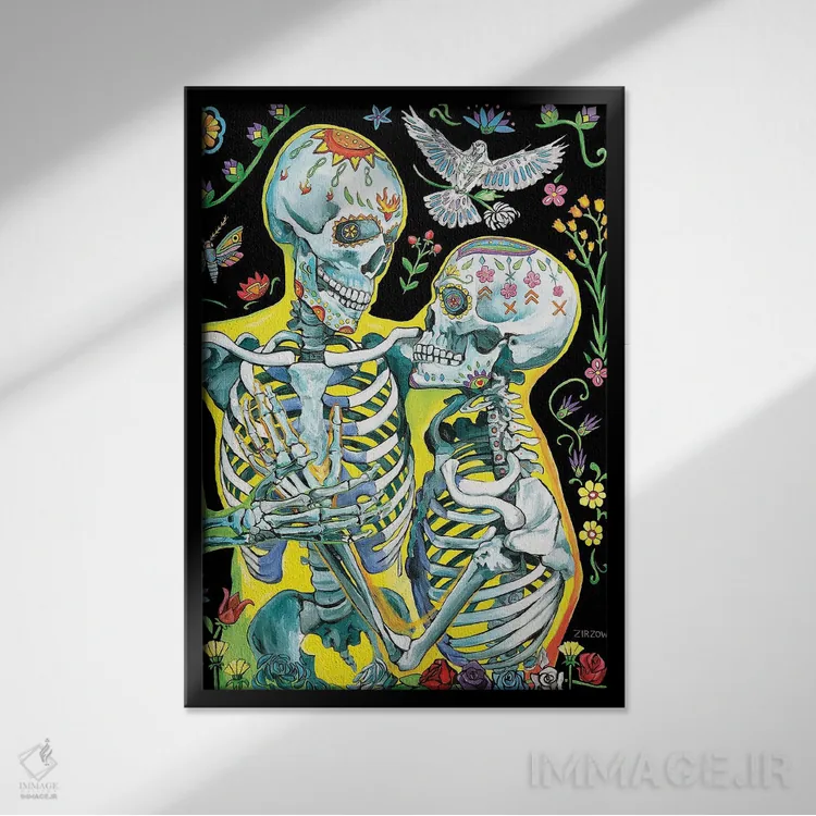 تابلو ابدیّت اثر آماندا زیرزو - نمای قابدار مشکی