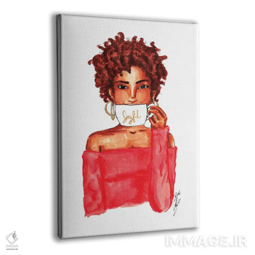 تابلو لیوان شاد اثر بروک اشلی - نمای پرسپکتیو محصول