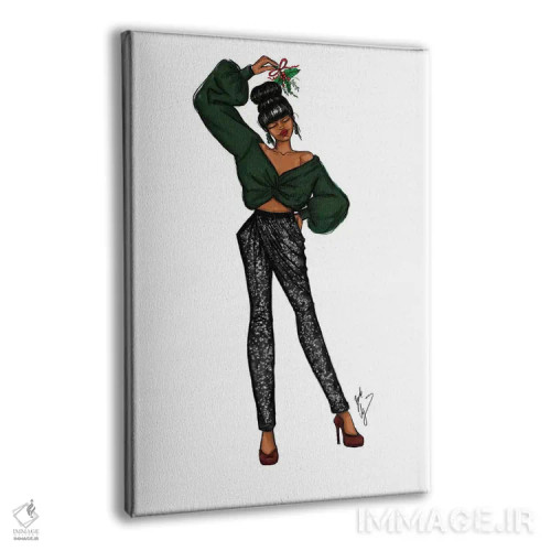 تابلو دارواش (گیاه) اثر بروک اشلی - نمای پرسپکتیو محصول