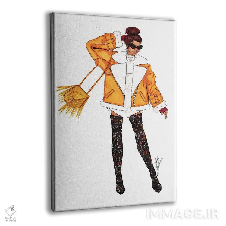 تابلو استایل خیابانی اثر بروک اشلی - نمای پرسپکتیو محصول