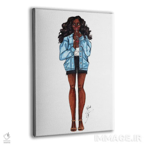 تابلو جین تابستانی اثر بروک اشلی - نمای پرسپکتیو محصول