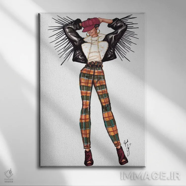 تابلو حالوهوای پاییزی اثر بروک اشلی - نمای روبهرو روی دیوار