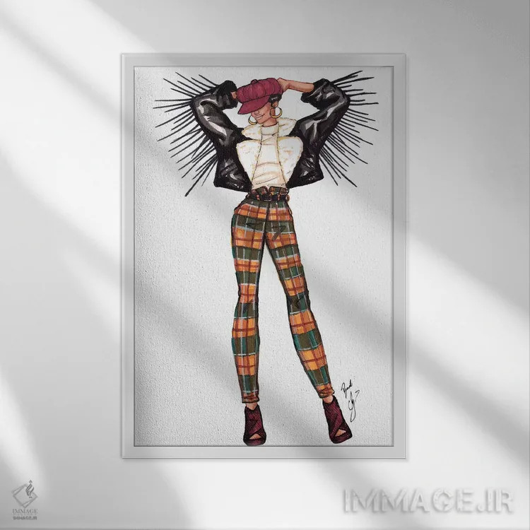 تابلو حالوهوای پاییزی اثر بروک اشلی - نمای قابدار سفید