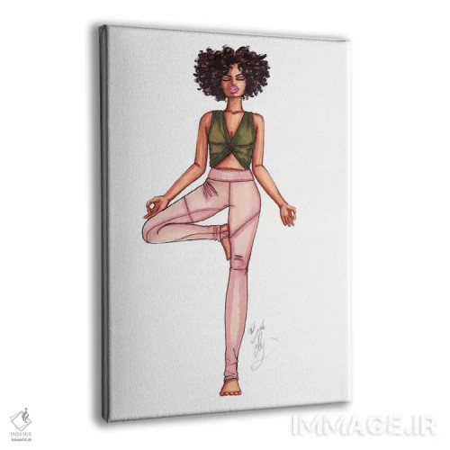 تابلو حرکت درخت (یوگا) اثر بروک اشلی - نمای پرسپکتیو محصول